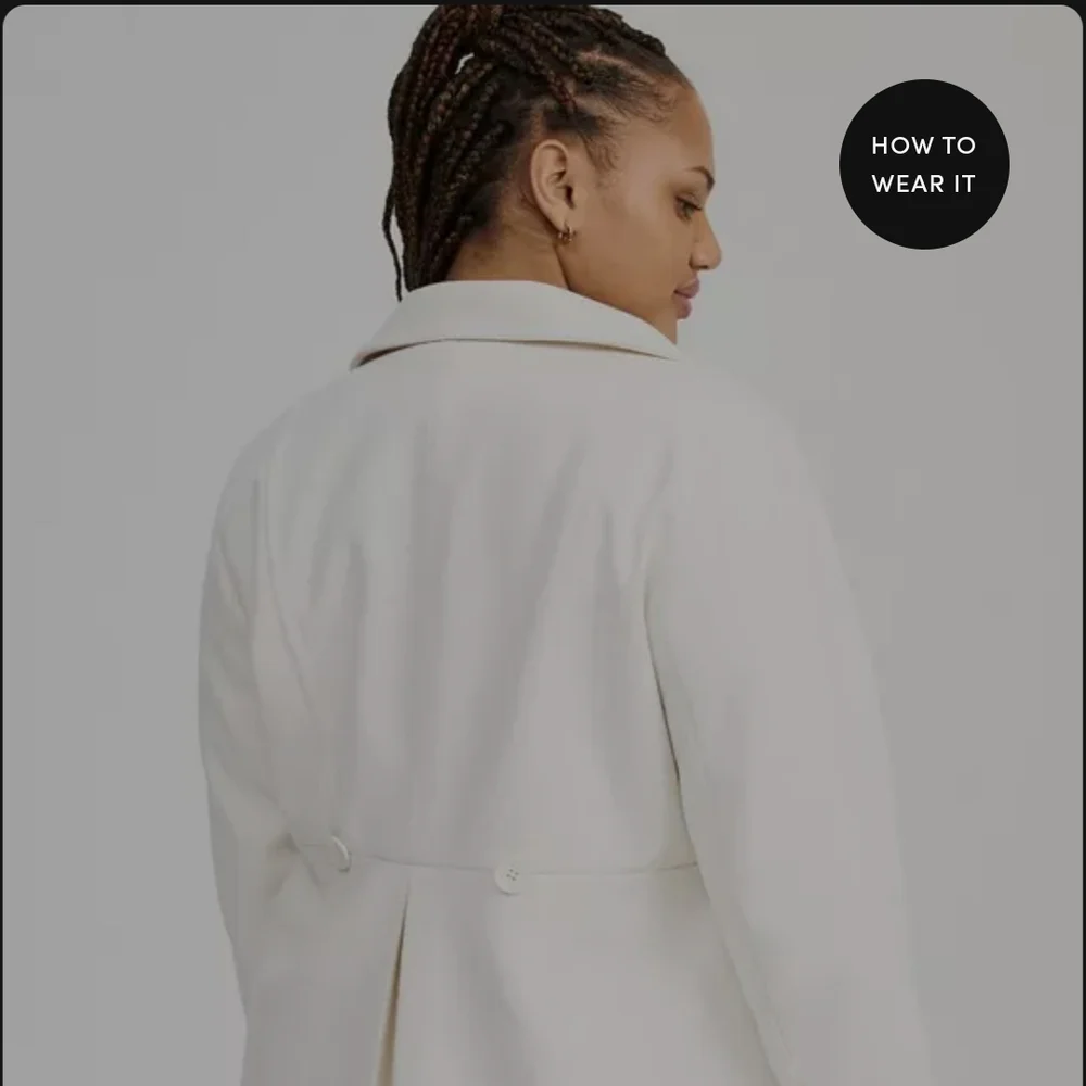 Torrid Ivory Double-Breasted Pea Coat - Picture 6 of 8